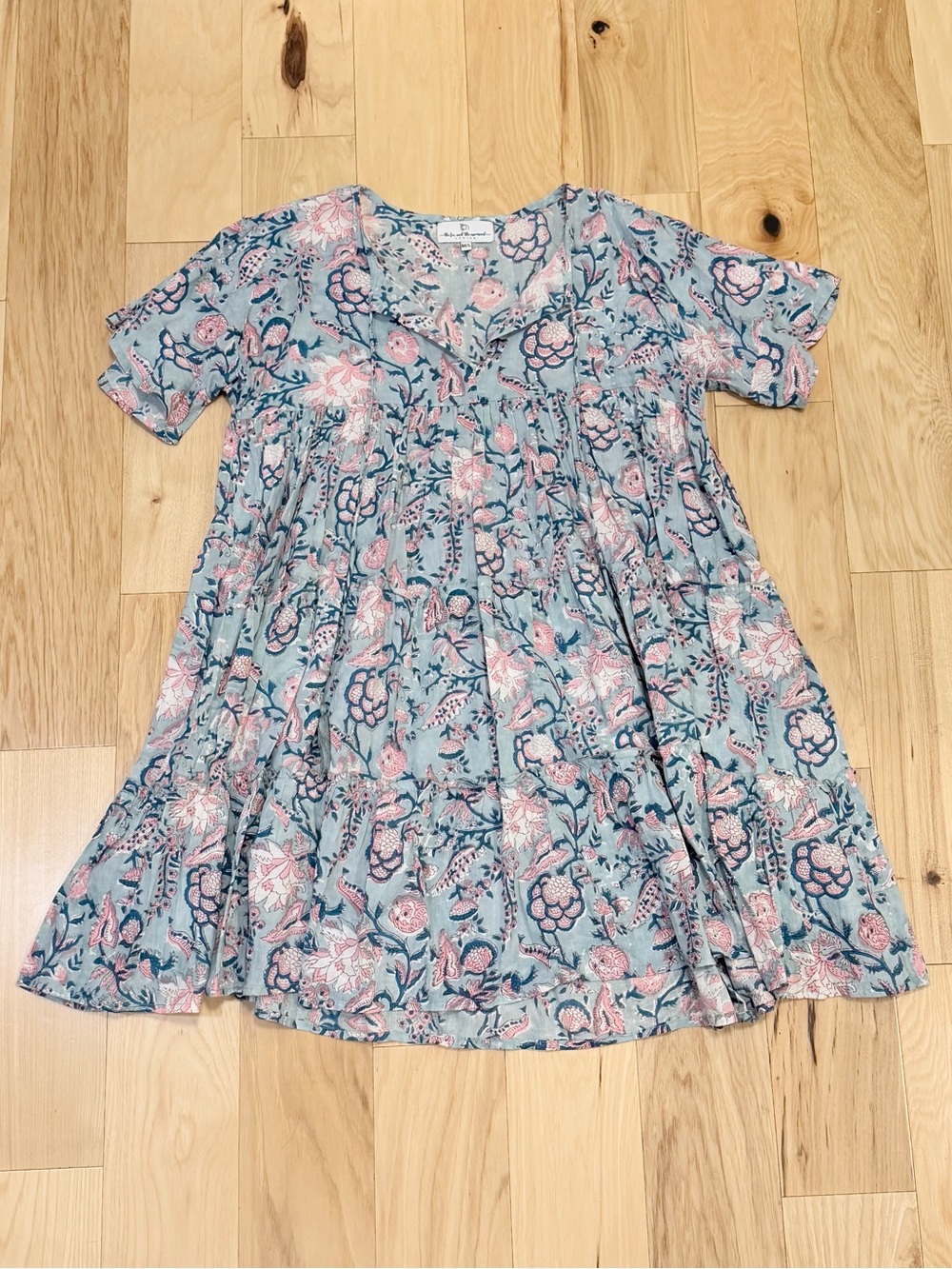 The Fox and the Mermaid Women’s Floral Tiered Mini Dress